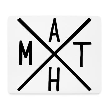 Mathe - Mousepad (Querformat) - Weiß - Vorne