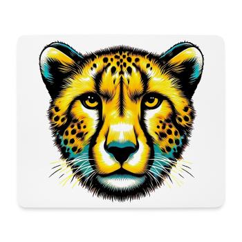 Cheetah - Mouse Pad (horizontal) - white - Front
