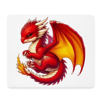 Dragon - Mouse Pad (horizontal) - white - Front