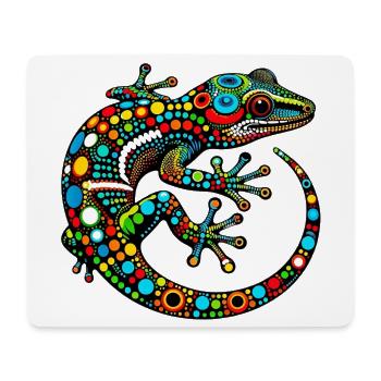 Gecko - Mousepad (Querformat) - Weiß - Vorne