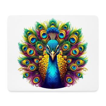 Peacock - Mouse Pad (horizontal) - white - Front