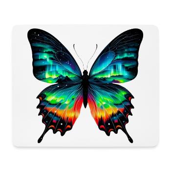 Schmetterling - Mousepad (Querformat) - Weiß - Vorne