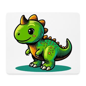 Dinosaure - Tapis de souris (format paysage) - blanc - Devant