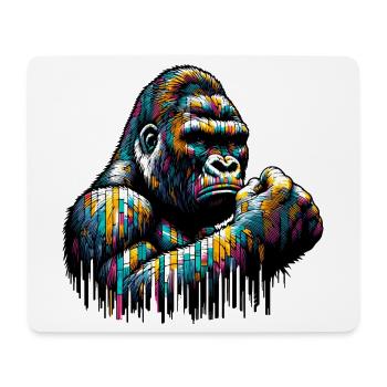 Gorilla - Mouse Pad (horizontal) - white - Front