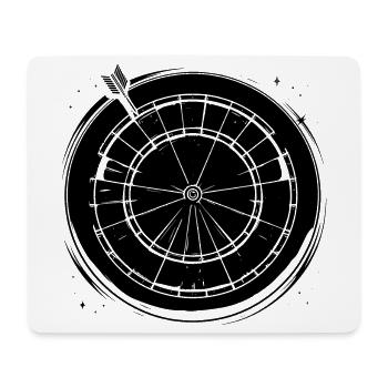 Dard - Tapis de souris (format paysage) - blanc - Devant