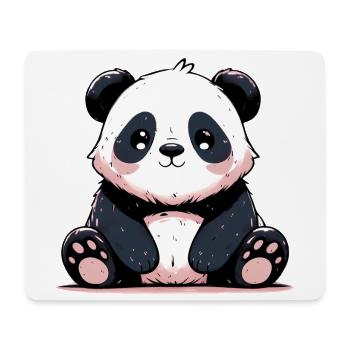 Panda - Mousepad (Querformat) - Weiß - Vorne