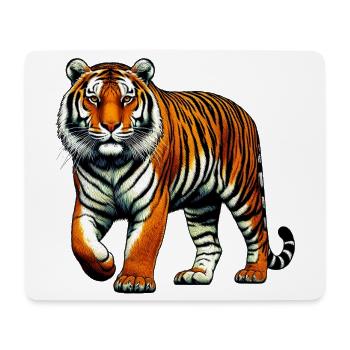 Tiger - Mouse Pad (horizontal) - white - Front
