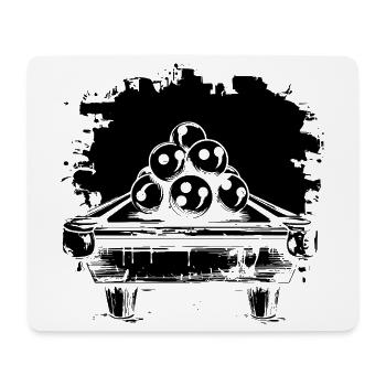 Billard Comic Look - Mousepad (Querformat) - Weiß - Vorne
