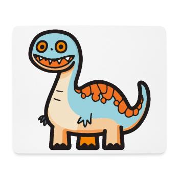Dinosaur brontosaurus Halloween Funny - Mouse Pad (horizontal) - white - Front
