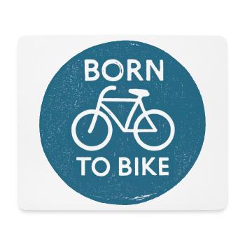 Born to Bike - Fahrrad - Mouse Pad (horizontal) - white - Front