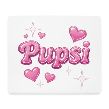 Conception du surnom pupsi/y2k - Tapis de souris (format paysage) - blanc - Devant