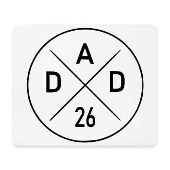 Dad 26 - Mouse Pad (horizontal) - white - Front