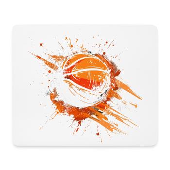 Art de rue du basket-ball - Tapis de souris (format paysage) - blanc - Devant