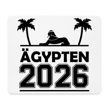 Égypte 2026 - Tapis de souris (format paysage) - blanc - Devant