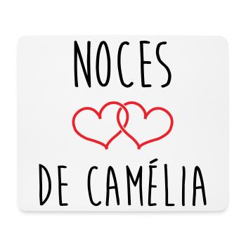 Camellia's Wedding 51 years of marriage - Mouse Pad (horizontal) - white - Front