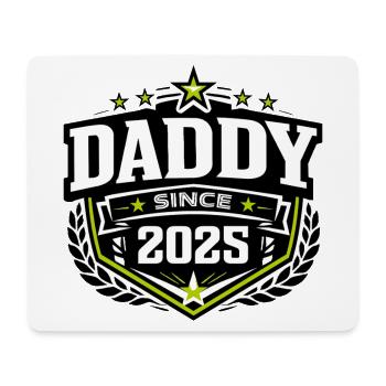 Papa seit 2025 – Proud Dad Design - Mousepad (Querformat) - Weiß - Vorne