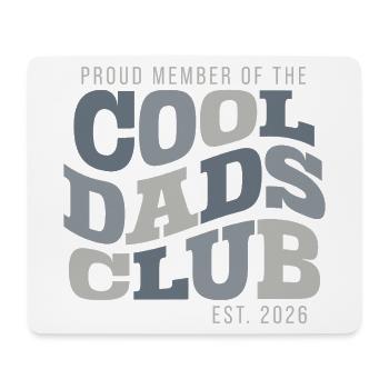 Cool Dads Club - Dad 2026 Gift - Mouse Pad (horizontal) - white - Front