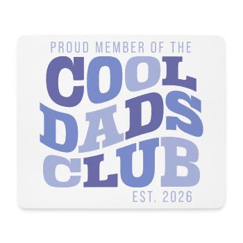 Cool Dads Club - Dad 2026 Gift - Mouse Pad (horizontal) - white - Front