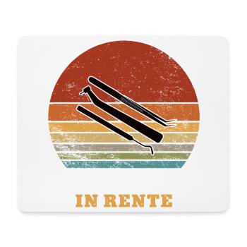 Zahntechnikerin Rente Ruhestand Rentnerin Zahnarzt - Mousepad (Querformat) - Weiß - Vorne