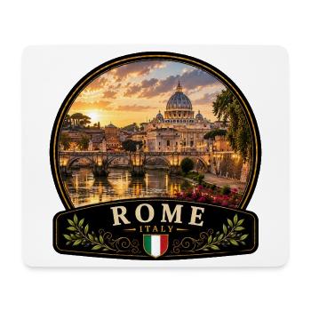 Italien Urlaub Altstadt Mediterran Urlaub Kanal - Mousepad (Querformat) - Weiß - Vorne