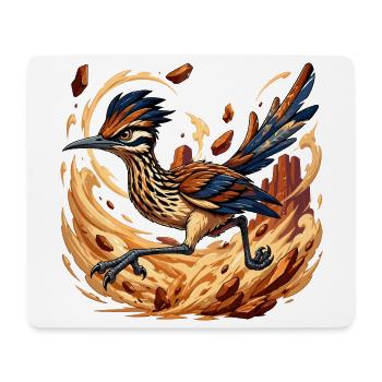 Firestorm Oiseau du désert - Tapis de souris (format paysage) - blanc - Devant