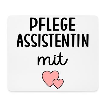 Pflegeassistentin Pflegefachassistenz - Mousepad (Querformat) - Weiß - Vorne