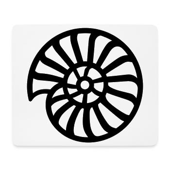 Ammonite - Mouse Pad (horizontal) - white - Front