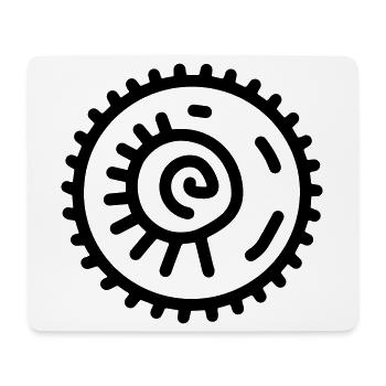 Fossil - Mousepad (Querformat) - Weiß - Vorne