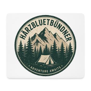 Bündner - Mousepad (Querformat) - Weiß - Vorne