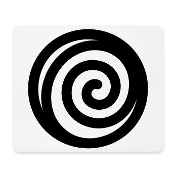 japonaise spirale - Tapis de souris (format paysage) - blanc - Devant
