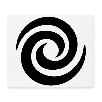 Japanese Spiral - Mouse Pad (horizontal) - white - Front
