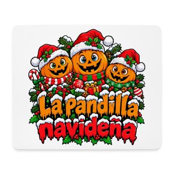 Die Weihnachtskürbis-Gang - Mousepad (Querformat) - Weiß - Vorne