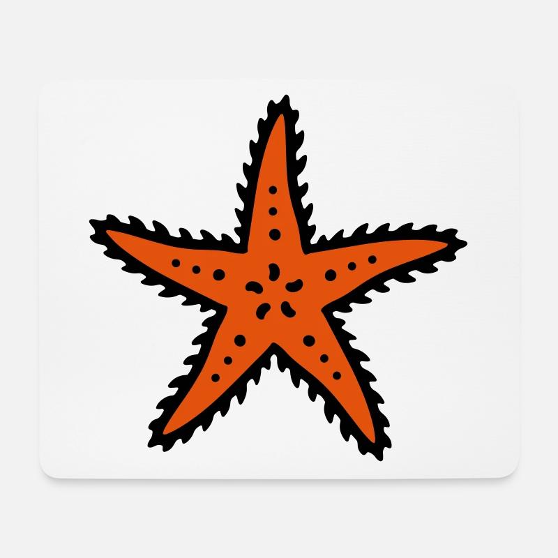 Starfish starfish sea ocean sea - Mouse Pad (horizontal) - white