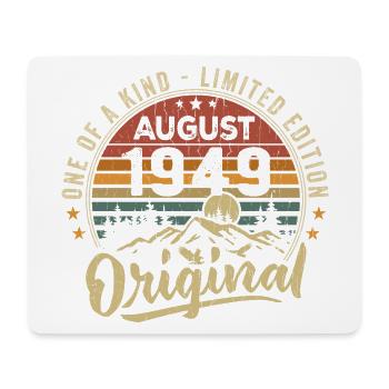 August 1949 Birthday Gift 1949 Legends August - Mouse Pad (horizontal) - white - Front