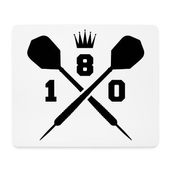 darts dart arrow 180 - Mouse Pad (horizontal) - white - Front