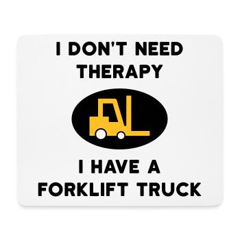 ★ Designfarben änderbar ★ I don't need therapy - Mousepad (Querformat) - Weiß - Vorne