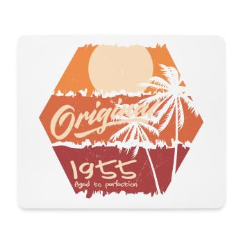 Original 1955 Cadeau D’anniversaire 1955 Rétro - Tapis de souris (format paysage) - blanc - Devant
