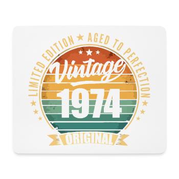 Vintage 1974 Anniversary Limited Edition 1974 - Mousepad (Querformat) - Weiß - Vorne
