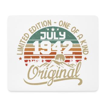 July 1942 Birthday Gift 1942 July - Mouse Pad (horizontal) - white - Front