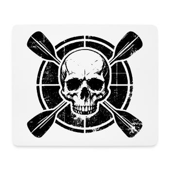  Packraft-Kayak KANU RAFTING Kayaking Angler-Boot - Mousepad (Querformat) - Weiß - Vorne