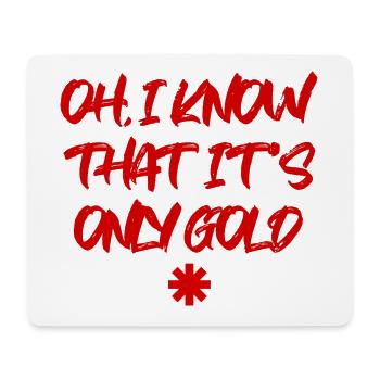 der schwere Flügel RHCP - Mousepad (Querformat) - Weiß - Vorne