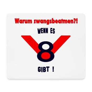 V8 actual Everything - Mouse Pad (horizontal) - white - Front