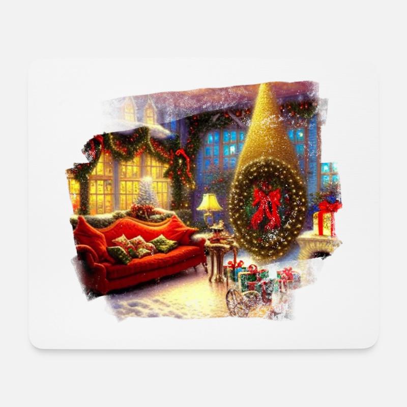 Weihnachten - Mousepad (Querformat) - Weiß