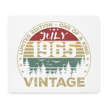 July 1965 Birthday Gift Vintage 1965 - Mouse Pad (horizontal) - white - Front