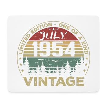 July 1954 Birthday Gift Vintage 1954 - Mouse Pad (horizontal) - white - Front