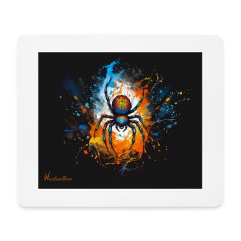 spider willi - Mousepad (Querformat) - Weiß - Vorne