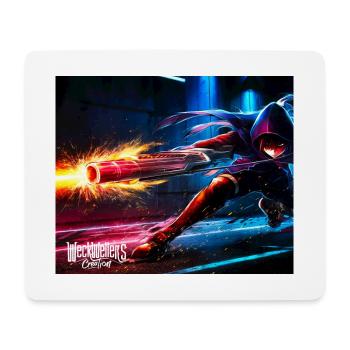 Armes à feu et feu Anime - Tapis de souris (format paysage) - blanc - Devant