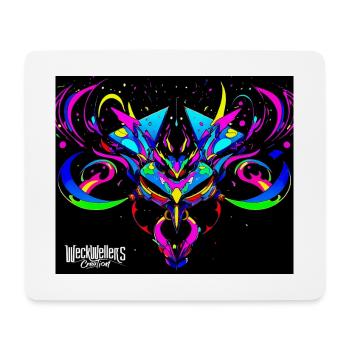 diss of glow - Mousepad (Querformat) - Weiß - Vorne