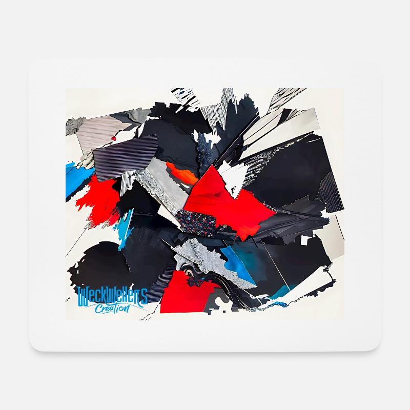 Flecki Fleck - Mouse Pad (horizontal) - white