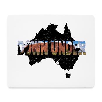 DOWN UNDER - Australia - Mouse Pad (horizontal) - white - Front